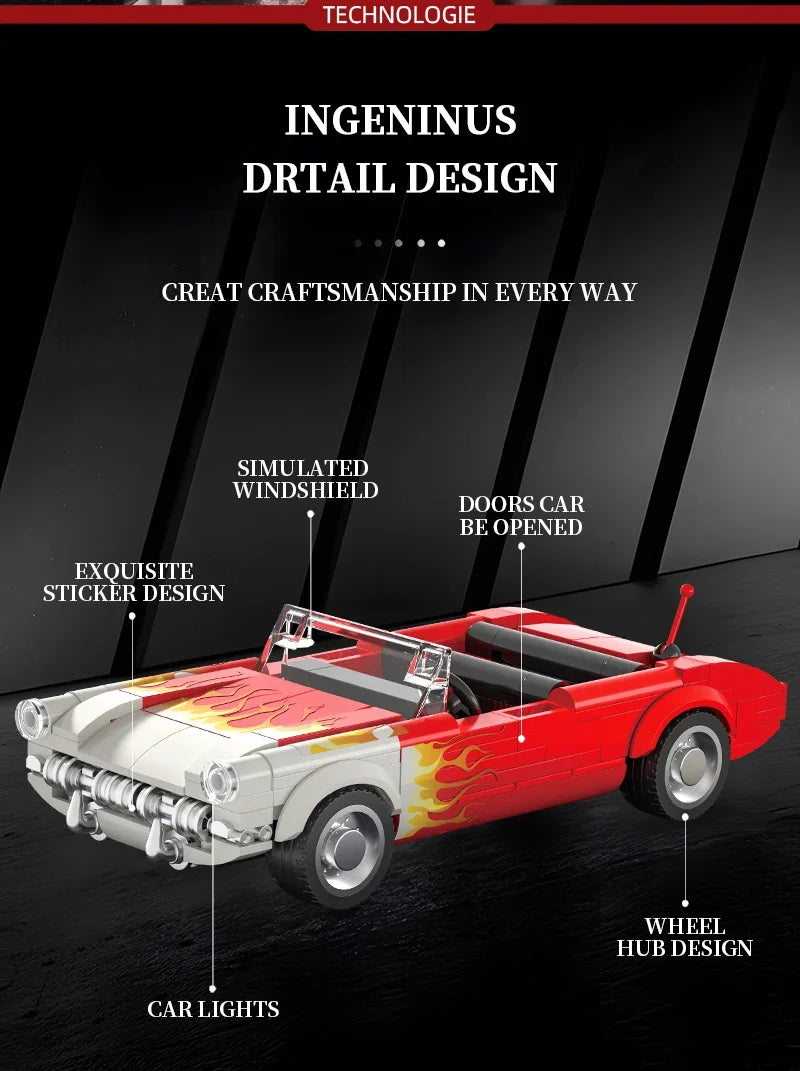 249PCS Vintage Hotwheel Assembly Car