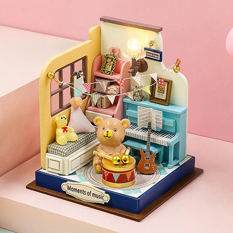 DIY Teddy Bear Doll Houses with Furniture without Dust Dover