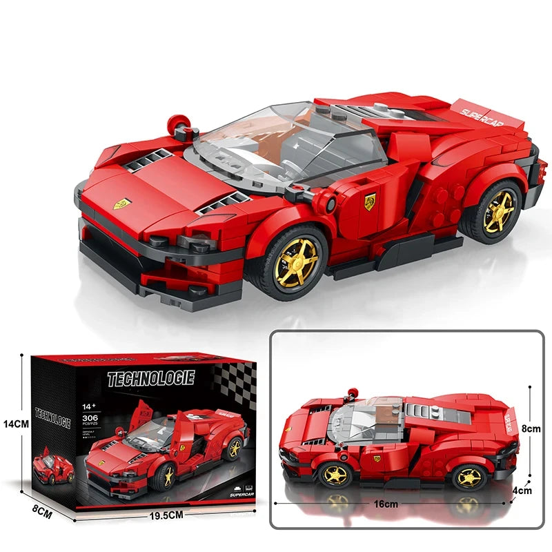 1:24 Red Super Sport Car Champion Vehicle