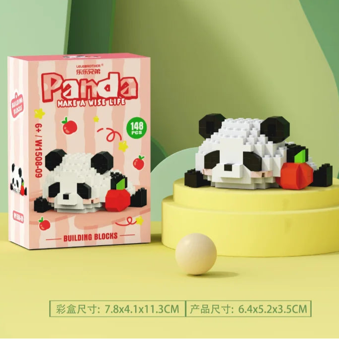 Panda Micro Building Block Assembly Bricks Home Decoration