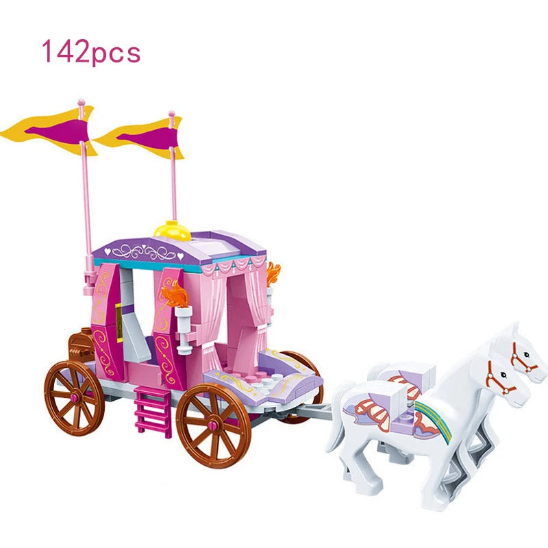 180PCS DIY Mini Fairy Tale Carriage