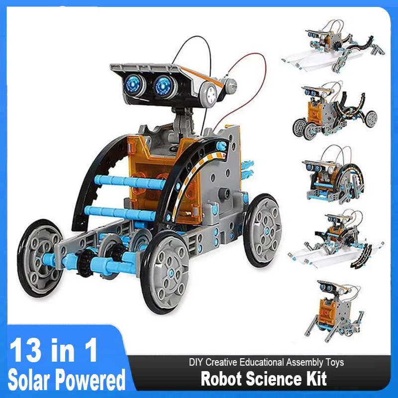 13 in 1 Solar Powered Robot Science Brick Set